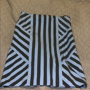 Mini zebra print skirt
